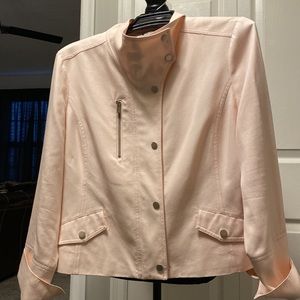 E3 by Etcetera Moto Jacket pale peach